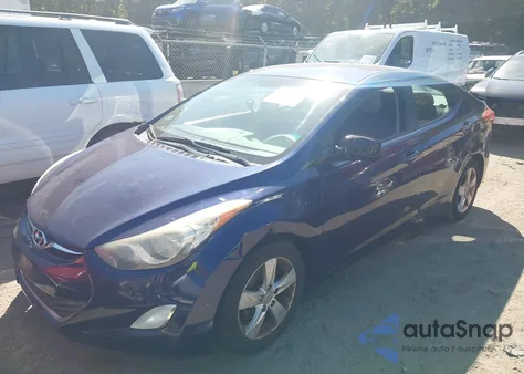 2013 Hyundai Elantra Gls из США, поврежденный, VIN 5NPDH4AE3DH346032